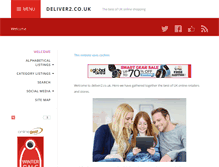 Tablet Screenshot of deliver2.co.uk